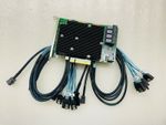 LSI SAS 9300-16I 12GB/S HBA HOST BUS ADAPTER CARD IT Mode 4*SFF-8643 SATA Cable