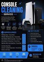 Console Cleaning Service PS5 PS4 Xbox One Xbox Series X|S Dust Removal