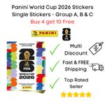 Panini World Cup 2026 Football Stickers - Group A, B, C - Buy 4 get 10 Free