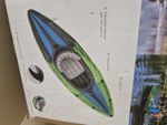 Intex Challenger K1 Kayak Inflatable 1-Person with Paddle BNWT Inc Postage