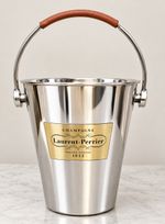 Classic Laurent-Perrier Champagne Ice Bucket - Stainless Steel