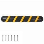 Uimoso 6FT Rubber Speed Bump with Dual Channels, Supports Up to 22000 lbs