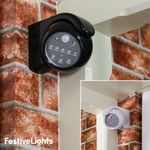 360° PIR Motion Sensor LED Outdoor Security Garden House Welcome Light Battery