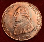 1791 United States 🇺🇸 George Washington President Historical Token