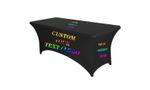 Personalised/Custom Round, Rectangle Spandex Tablecloth with Your Logo or Text