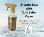 Gold Label Vapor Stable Spray for Horses With Respiratory Breathing Problems
