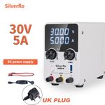 Variable DC Power Supply 30V 5A High Precision Switching Bench Power Supply