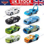 Disney Pixar Cars 1:55 Diecast Model Car #84 White Mattel Choose Character B2G1