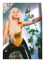 AVA MAX  AUTOGRAPH SIGNED PHOTO POSTER