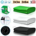 10FT 20FT Soft Muslin Photo Backdrop Screen Photography Cotton Background Studio