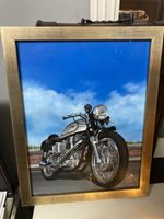 Motorcycle Gold Star Painting 