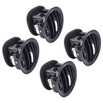 4Pcs Air Vent Black for Vauxhall Corsa Corsavan FWD Mk III (D) S07 High Quality