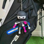 NEW Ninja Golf Tee Holder | Holds 13 Tees | Black | Great Gift | Golf Accessory