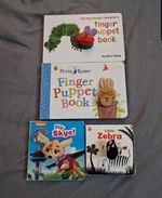 Bundle baby 4 finger puppet books hungry catapillar Peter rabbit