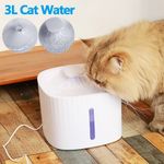 3L Cat Water Fountain Electric Pet Dog Drinking Bowl USB Automatic Dispenser