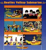The Beatles Yellow Submarine MNH stamp sheetlet