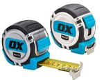 Ox Tools  5M & 8M Professional Tape Measure - Twin Pack - OX-P504858