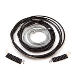 Clarks Brake and Gear Cable Kit Steel Universal for MTB Hybrid Road Bikes Black