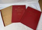 Beethoven Sonatas for Pianoforte Vol I II III Craxton Tovey Vintage 3 Book Set