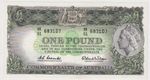 1961 One Pound Coombs/Wilson R34B about Unc