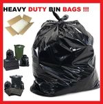 Rubbish Bags Black Clear Refuse Sacks Heavy Duty Bin Liner Bin Bags Garbage Bag
