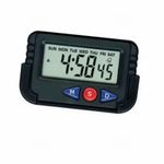 Car Dashboard Desk Alarm Bike Clock Quartz LED Digital Stopwatch Flexible Stand