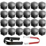 24pcs Wheel Nut Cap 17mm Wheel Bolt Nut Caps Covers, Hexagonal Tire Nut Covers w