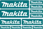 12X MAKITA POWER TOOLS WORKSHOP TOOLBOX GARAGE VINYL STICKERS