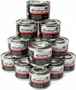 Chafing Fuel Gel Cans 3.5 Hour Non Toxic, Catering, Smokeless, Buffet Pack of 12