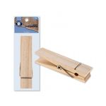 6-24PC Giant 6 Inch Jumbo Wooden Clothes Pegs - Strong Washing Line & Arts Craft
