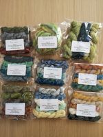 Mixed packs 100% natural fibre & yarns colours assorted pack 10