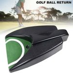 Golf Ball Auto Return Putting Machine Aid Trainer Kickback Golf Practice Gift