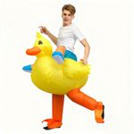 Indimization Inflatable Duck Costume Duck-Yellow, Duck-yellow 