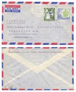 103006 - Rhodesia and Nyasaland - Airmail Receipt to Frankfurt