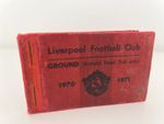 Liverpool FC Season Ticket books  1970/1, Bill Shankly era