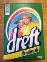 Vintage 90s Dreft Handwash Box ONLY - Retro Prop / Advertising Display 690g