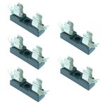 5 x 6x30mm Horizontal Fuse Holder Solder Terminals