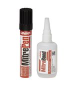 5x Mitre Bond Glue and Activator Pen UNIKA 50g Brand New