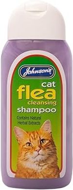 Johnsons Cat Flea Cleansing Shampoo 200ml