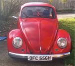 1970 VW Beetle red 1600 Twinport webber engine/1200 gearbox