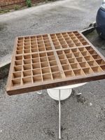 Vintage Wooden Collectors Printers Speciman Tray B