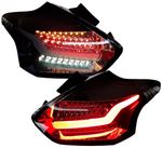 Led lightbar tail lights for Ford Focus MK3 from 09/2014 DYB smoke tail lights