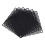 6PCS PC Dust Filter 120x120mm PVC Computer Case Cooler Dustproof Mesh Black