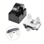 Refrigerator PTC Start Relay 1/2 Pin 15 Ohm + 1/6H Compressor Overload Protector