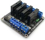 4-Channel 5V Solid State Relay Module Board