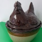 Rosenthal Netter Hen On Nest Brown Beige Casserole Dish Taiwan 8" tall (🤩043)