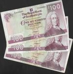 1999 Royal Bank of Scotland Mathewson £100  Banknote - P350c - SELECT YOUR NOTE