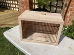 Carry Cage W 15”x H 10”x D 9” Fully Framed Hardwood Ply Carry Handle.   1 Single