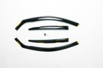 WIND DEFLECTORS FITS BMW F30 IE06 TINTED BLACK RAIN DEFLECTORS WINDOW SHEILD