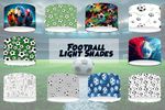 Kids Football Light Shade Lampshade goal soccer fifa bedroom - 3 sizes
